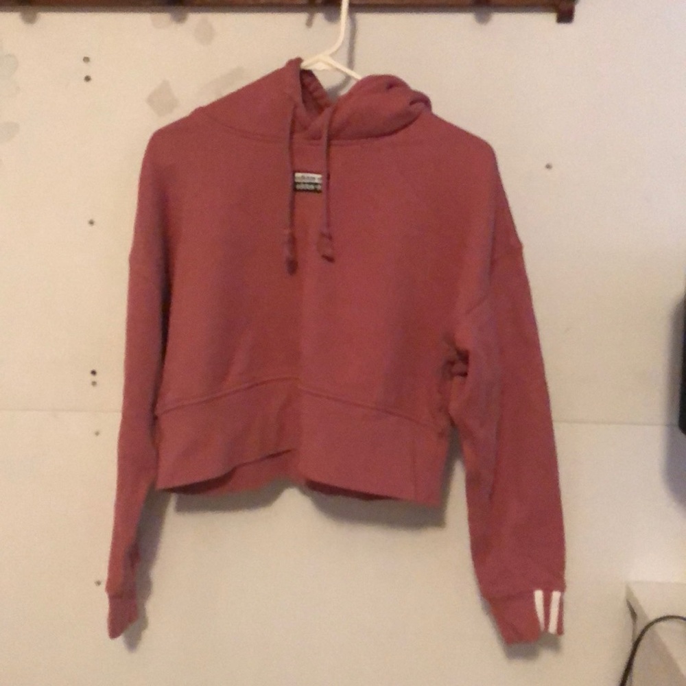 Pink adidas hoodie